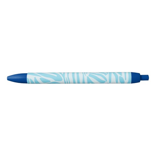 Blue Zebra Pattern Kugelschreiber (Vorderseite)