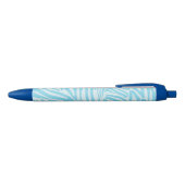 Blue Zebra Pattern Kugelschreiber (Oberseite)