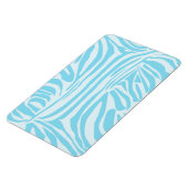 Blue Zebra Pattern Magnet (Linke Seite)