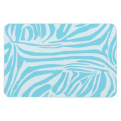 Blue Zebra Pattern Magnet (Horizontal)