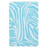 Blue Zebra Pattern Magnet (Vertikal)