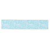 Blue Zebra Pattern Mittelgroßer Tischläufer (Horizontal)