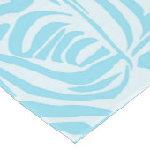 Blue Zebra Pattern Mittelgroßer Tischläufer (Ecke)