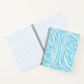 Blue Zebra Pattern Notizblock (Innenseite)