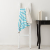 Blue Zebra Pattern Sherpadecke (Beispiel)