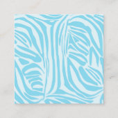 Blue Zebra Pattern Terminkarte (Vorderseite)