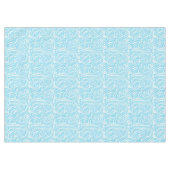 Blue Zebra Pattern Tischdecke (Vorderseite (Horizontal))