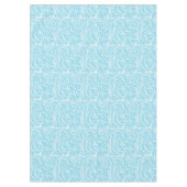 Blue Zebra Pattern Tischdecke (Vorderseite)