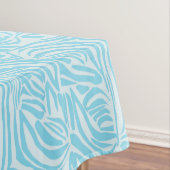 Blue Zebra Pattern Tischdecke (Beispiel)