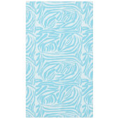 Blue Zebra Pattern Tischdecke (Vorderseite)