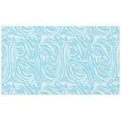 Blue Zebra Pattern Tischdecke (Vorderseite (Horizontal))