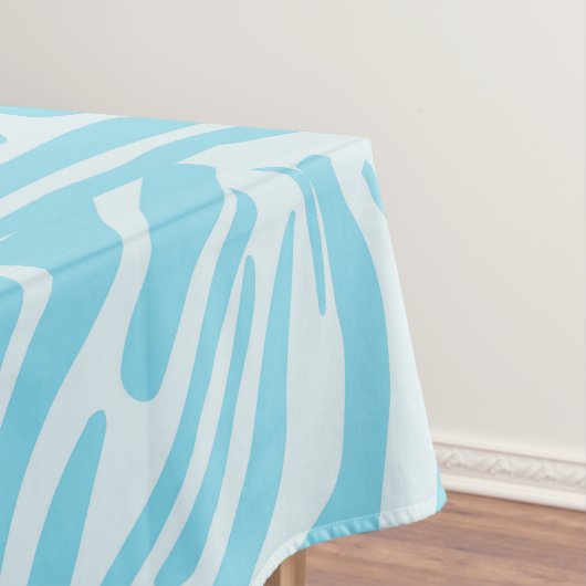 Blue Zebra Pattern Tischdecke (Beispiel)
