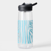Blue Zebra Pattern Trinkflasche (Links)