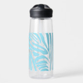 Blue Zebra Pattern Trinkflasche (Vorne)