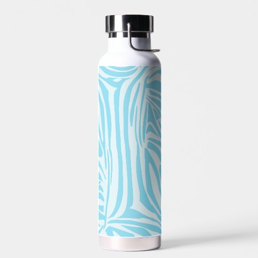Blue Zebra Pattern Trinkflasche (Links)