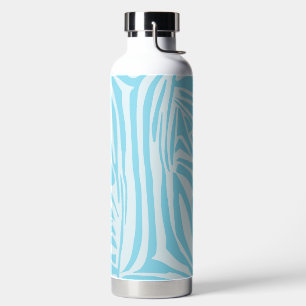 Blue Zebra Pattern Trinkflasche