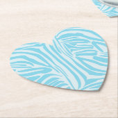Blue Zebra Pattern Untersetzer (angewinkelt)