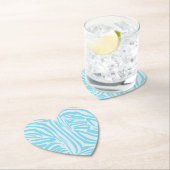Blue Zebra Pattern Untersetzer (Vor Ort)