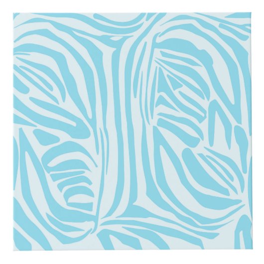Blue Zebra Pattern Würfel (Rechts)