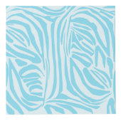 Blue Zebra Pattern Würfel (Vorderseite)
