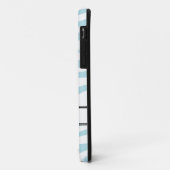 Blue Zebra Print personalisiert iPhone 5 Fall Case-Mate iPhone Hülle (Hinten/Links)