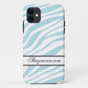Blue Zebra Print personalisiert iPhone 5 Fall Case-Mate iPhone Hülle