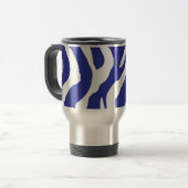 Blue Zebra Reisebecher (Vorderseite Links)