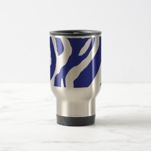 Blue Zebra Reisebecher