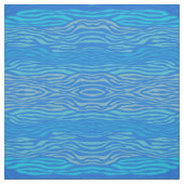 Blue Zebra Stripe Stoff (Muster)