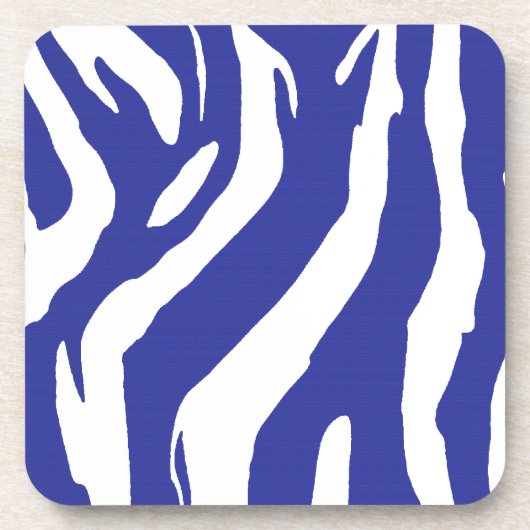 Blue Zebra Untersetzer (Vorderseite)