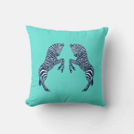 Blue Zebras Kissen