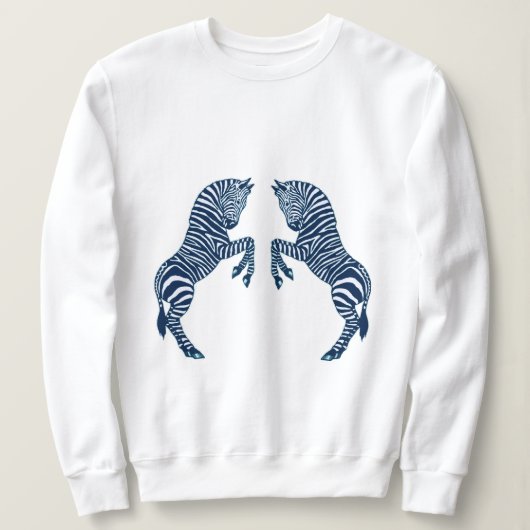Blue Zebras Sweatshirt (Design vorne)
