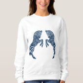 Blue Zebras Sweatshirt (Vorderseite)