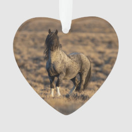 Blue Zeus at Dawn Wild Hoofbeats Ornament