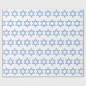 Blue Zickzack Star von David Hanukkah Geschenkpapier (Flach)