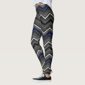 Blue Zig Zag mit Ribbon...RA Leggings (Links)