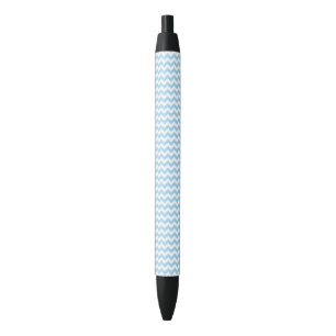 Blue Zigzag, Blue Zickzack, geometrisches Muster Kugelschreiber