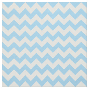 Blue Zigzag, Blue Zickzack, geometrisches Muster Stoff