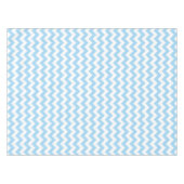 Blue Zigzag, Blue Zickzack, geometrisches Muster Tischdecke (Vorderseite (Horizontal))