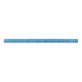 Blue Zigzag Satinband (Vorderseite)