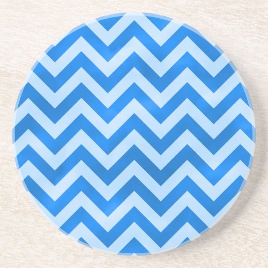 Blue Zigzag Untersetzer (Vorne)