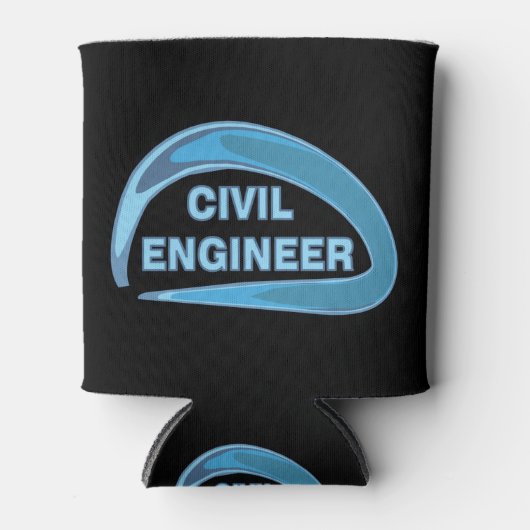 Blue Zivil Engineer Dosenkühler (Vorderseite)