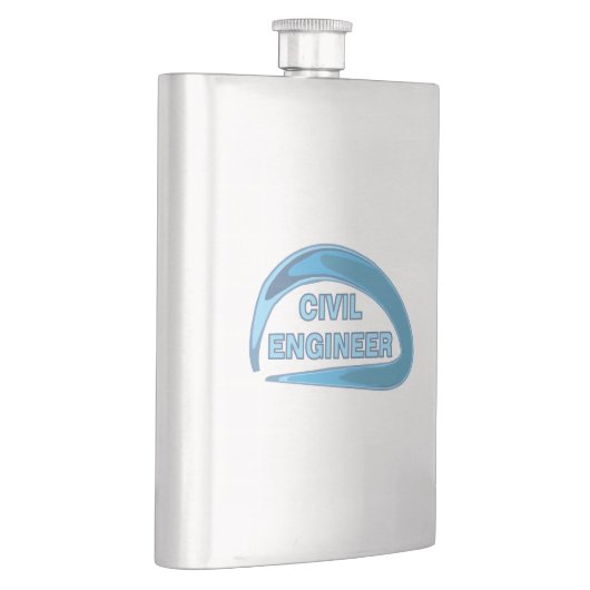 Blue Zivil Engineer Flachmann (Rechts)