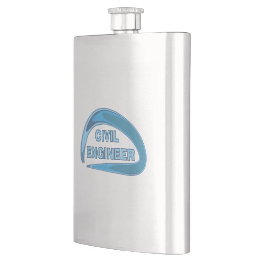 Blue Zivil Engineer Flachmann (Links)