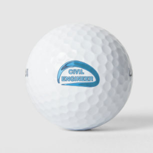 Blue Zivil Engineer Golfball