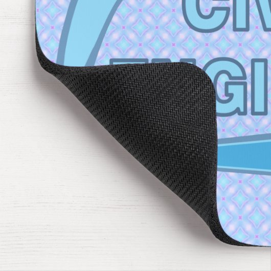 Blue Zivil Engineer Mousepad (Ecke)