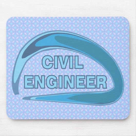 Blue Zivil Engineer Mousepad (Vorne)