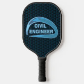 Blue Zivil Engineer Pickleball Schläger (Vorderseite)