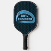 Blue Zivil Engineer Pickleball Schläger (Rückseite)