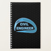 Blue Zivil Engineer Planer (Vorderseite)